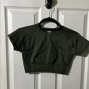 AYBL Green Crop Top